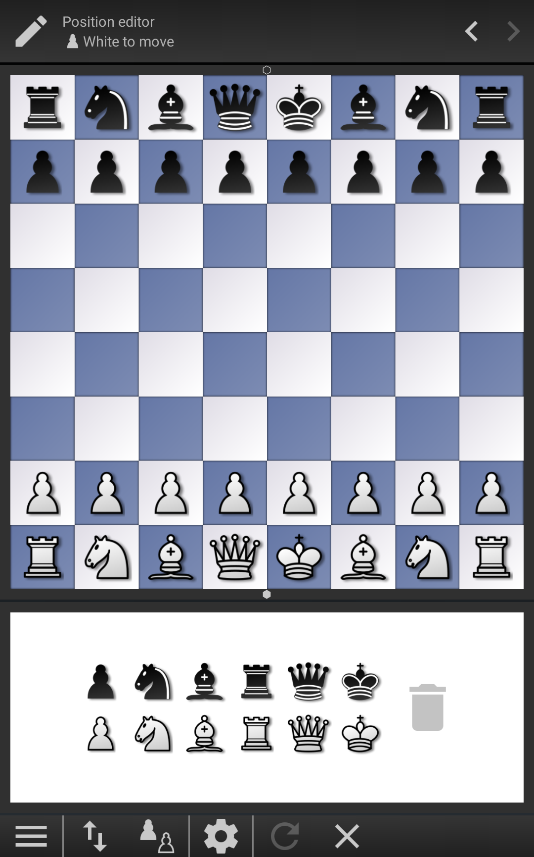 Working with chess engines — Manual