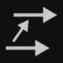 The “move variation up” button